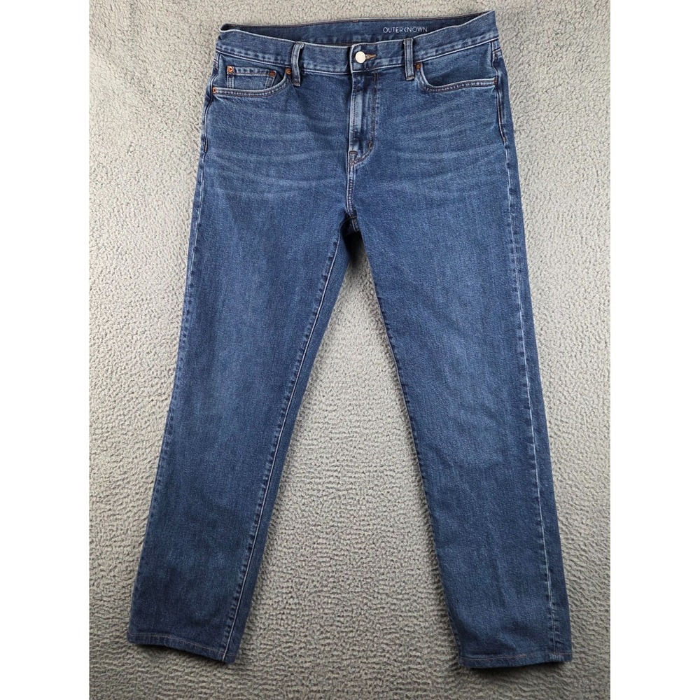 Outerknown Jeans Mens 36 (35x31) Blue‎ SEA Local Straight Fit Denim